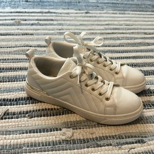 White Aldo sneakers size 7